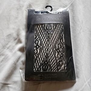 NWT Le Chateau Fashion Lace Tights